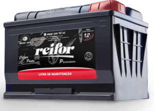 A Bateria automotiva da REIFOR traz tecnologia, alta qualidade, rendimento e confiabilidade para os clientes.